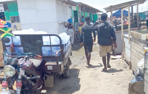 Structures around the Ghana Lebanon Islamic Secondary School. Picture: CALEB VANDERPUYE