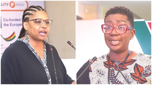 Myriam Montrat, Canadian High Commissioner to Ghana, Nana Yaa Afriyie Ofori-Koree — Head of Partnerships, Sustainability and CSR at Fidelity Bank Ghana Myriam Montrat, Canadian High Commissioner to Ghana, Nana Yaa Afriyie Ofori-Koree — Head of Partnerships, Sustainability and CSR at Fidelity Bank Ghana