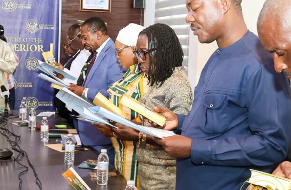 Interior Minister swears in 15-member NADMO Governing Council