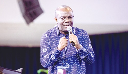 Apostle Samuel Gyau Obuobi, General Secretary of the Church of Pentecost, speaking at the conference. Apostle Samuel Gyau Obuobi, General Secretary of the Church of Pentecost, speaking at the conference.