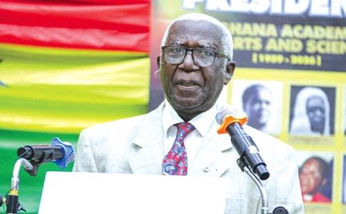 Prof. Alfred Apau Oteng-Yeboah, FGA, Vice-President of the Sciences section at GAAS Prof. Alfred Apau Oteng-Yeboah, FGA, Vice-President of the Sciences section at GAAS