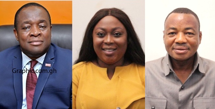 Kwame Adom-Frimpong (left), Phillis Naa Koryoo Okunor (middle) and Dominic DeGraft Paitoo (right) Kwame Adom-Frimpong (left), Phillis Naa Koryoo Okunor (middle) and Dominic DeGraft Paitoo (right)