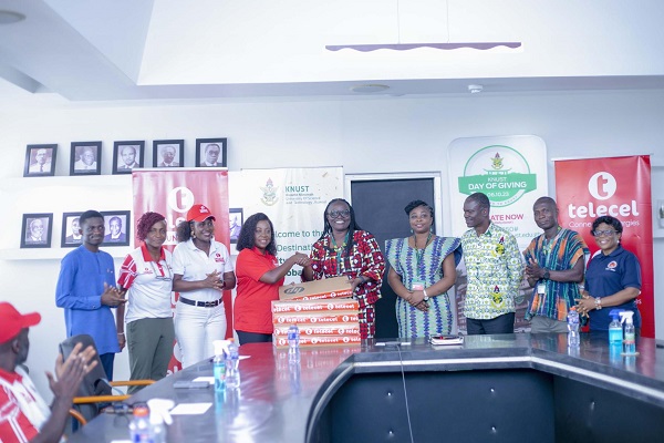 Telecel Foundation donates 100 laptops to KNUST students