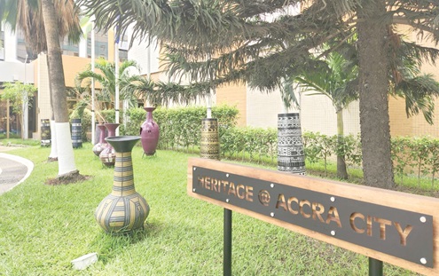 Entrance of Accra City Hotel Entrance of Accra City Hotel