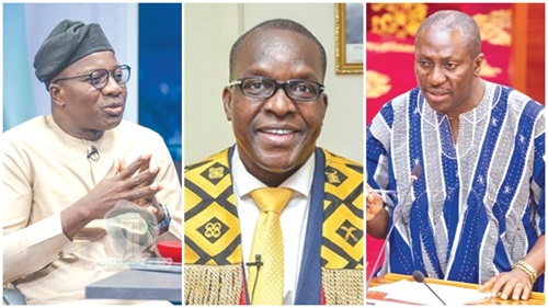 Mahama Ayariga — Majority Leader, Alban Sumana Kingsford Bagbin — Speaker of Parliament, Alexander Afenyo-Markin — Minority Leader