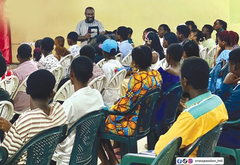 Rev. Festus Agyei Sarfo addressing a section of the participants