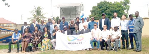Zac Brougham (4th from right), member of the GEMBA 2024 cohort, Cromwell Awadey (5th from right), Executive Director for International Needs Ghana, Prof. Gordon Adomdza (6th from left), Director of CEIBS Africa, and members after the commissioning Zac Brougham (4th from right), member of the GEMBA 2024 cohort, Cromwell Awadey (5th from right), Executive Director for International Needs Ghana, Prof. Gordon Adomdza (6th from left), Director of CEIBS Africa, and members after the commissioning