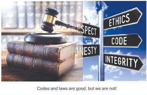 Weekend Talk: Codes, laws and conduct