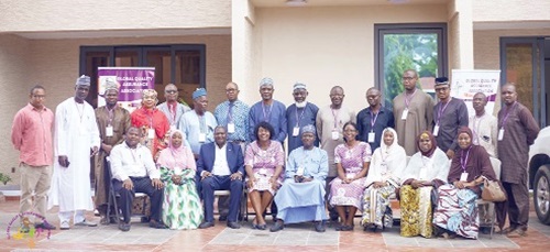  Participants and facilitators after the workshop organised by the Global Quality Assurance Association