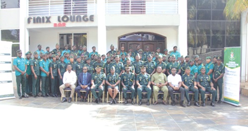 The immigration officers who were in the training The immigration officers who were in the training