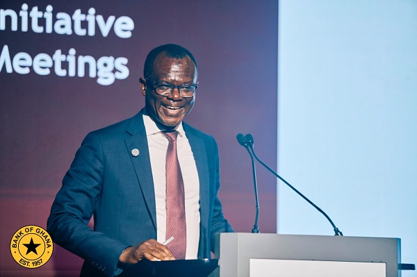 Dr. Zakari Mumuni, first Deputy Governor, Bank of Ghana (BoG), addressing participants at the meeting Africa loses $4bn annually to cyber-attacks … Speakers at AfPI meetings call for urgent solution