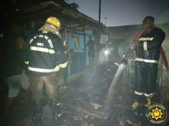 GNFS contains fire at Arts Centre; Over 50 wooden structures lost GNFS contains fire at Arts Centre; Over 50 wooden structures lost