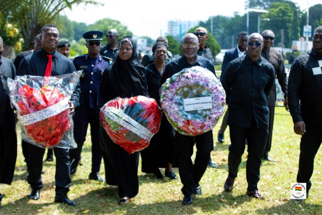 GOC pays tribute to late Defence Minister, others after helicopter crash GOC pays tribute to late Defence Minister, others after helicopter crash