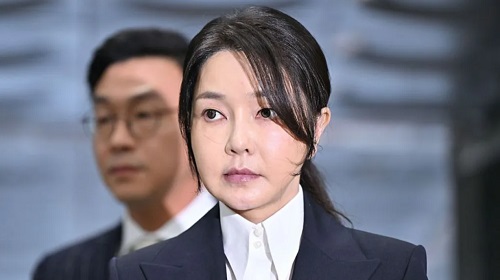 The wife of South Korea's jailed former president, Yoon Suk Yeol The wife of South Korea's jailed former president, Yoon Suk Yeol