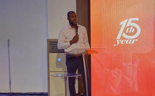 Rev Denzel Prempeh speaking at the launch Rev. Denzel Prempeh launches 15th edition of 'Touching God’s Heart' Worship