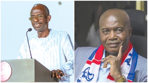 Johnson Asiedu Nketiah — NDC National Chairman, Stephen Ayesu Ntim — NPP National Chairman Johnson Asiedu Nketiah — NDC National Chairman, Stephen Ayesu Ntim — NPP National Chairman