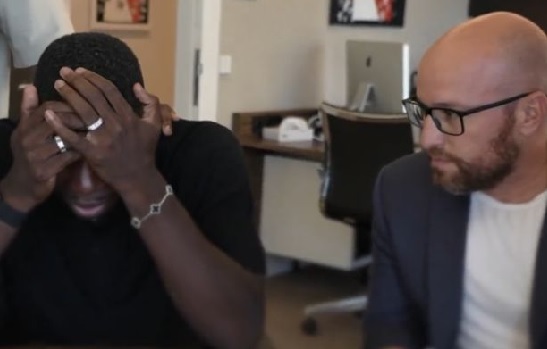 Emotional Paul Pogba (left) breaks down after former Man United star ends 18-month nightmare Emotional Paul Pogba (left) breaks down after former Man United star ends 18-month nightmare
