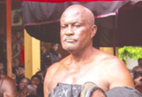 Nana Kusi Baaye II, the Chief of Owhim, as he appeared before the Kumasi Traditional Council Nana Kusi Baaye II, the Chief of Owhim, as he appeared before the Kumasi Traditional Council