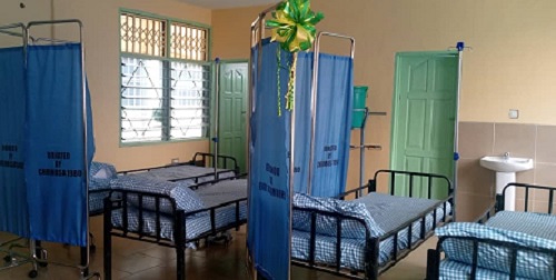 A section of the renovated sickbay