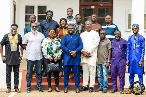 The Ashanti Regional Minister, Dr. Frank Amoakohene with members of the commitee Ashanti Regional Minister sets up committee to help revitalise Ghanaian film industry