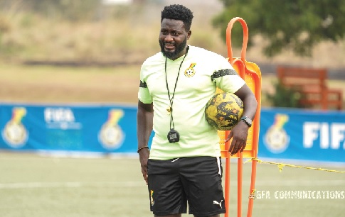 Desmond Ofei — Assistant Black Stars coach Desmond Ofei — Assistant Black Stars coach
