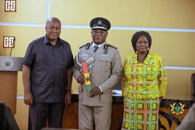 New IGP Yohuno pledges integrity, transparency, and community engagement Christian Tetteh Yohuno, newly sworn-in Inspector General of Police