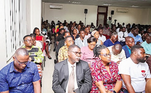 The audience at the Central University Institutional Lecture