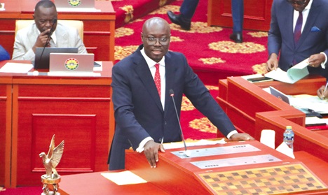 Dr Cassiel Ato Forson - Minister of Finance - presenting the 2025 Budget to Parliament last Tuesday Dr Cassiel Ato Forson - Minister of Finance - presenting the 2025 Budget to Parliament last Tuesday