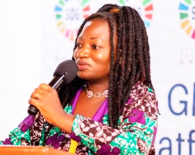 Levlyn Konadu Asiedu, National Coordinator of Ghana CSOs Platform on the Sustainable Development Goals Levlyn Konadu Asiedu, National Coordinator of Ghana CSOs Platform on the Sustainable Development Goals