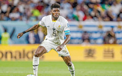 Thomas Partey-- Returns to the Black Stars after a long injury break Thomas Partey-- Returns to the Black Stars after a long injury break