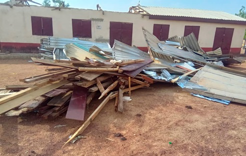 The current state of the Anafibisi Primary School INSET The current state of the Dua Yikine Basic School after the rainstorm. The current state of the Anafibisi Primary School INSET The current state of the Dua Yikine Basic School after the rainstorm.