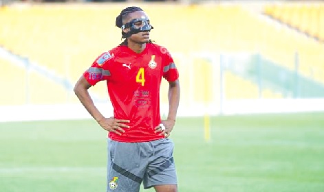 Razak Simpson — One of the local players in the Black Stars Razak Simpson — One of the local players in the Black Stars