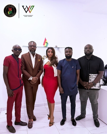 Entertainment Week Ghana Team meets with Diaspora Affairs Director, KOD to discuss cultural initiative