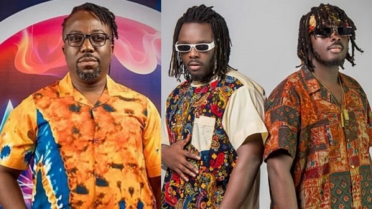 Robert Kla, PRO of Charterhouse(left) with Dope Nation DopeNation did not file for 2025 TGMA – Robert Kla, PRO of Charterhouse