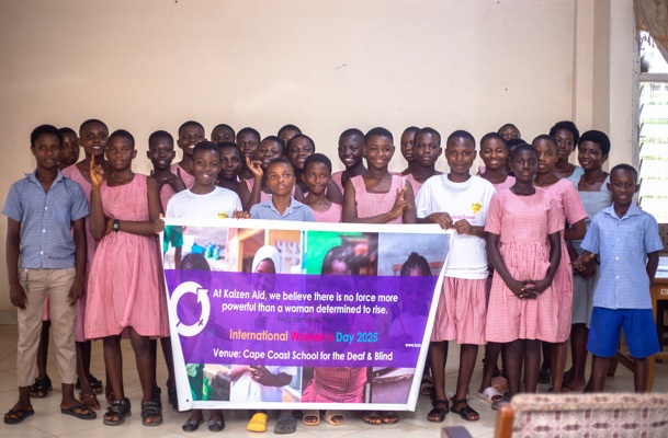 Kaizen Aid marks International Women’s Day with deaf learners in Cape Coast