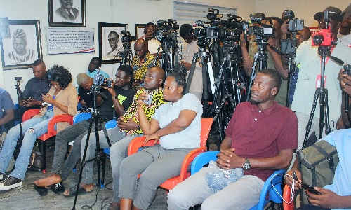 Journalists in Accra