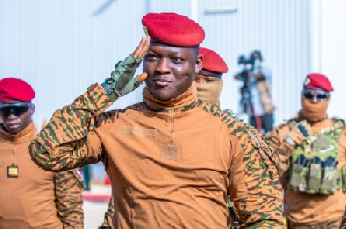 Capt Ibrahim Traoré, Burkina Faso junta leader Capt Ibrahim Traoré, Burkina Faso junta leader
