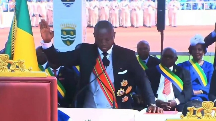 Gabon swears in former military chief as president, signalling return to constitutional order