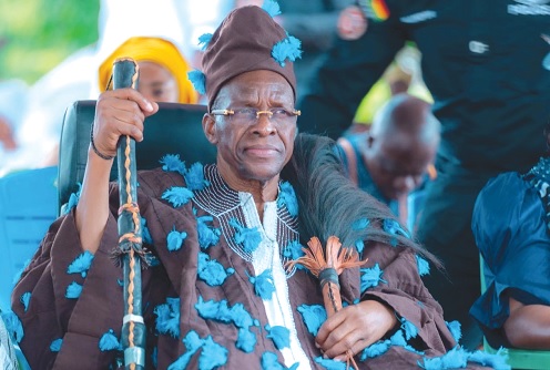 Alban Sumana Kingford Bagbin, Speaker of Parliment, addressing the gathering