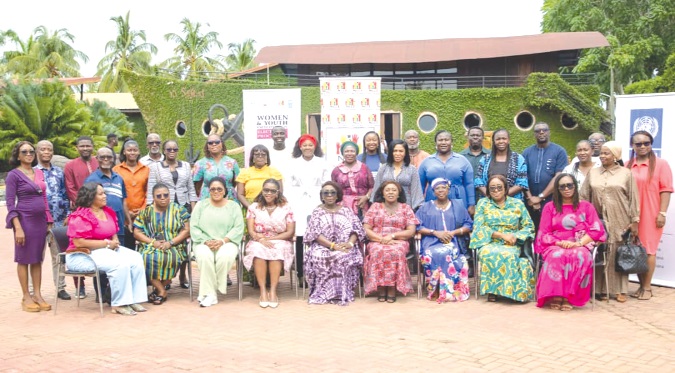 The female MPs with NCCE officials and facilitators. With them are Zuwera Mohammed Ibrahim (seated 3rd from left), NDC MP for Salaga South, and Kathleen Addy (seated 4th from left), Chairperson, NCCE The female MPs with NCCE officials and facilitators. With them are Zuwera Mohammed Ibrahim (seated 3rd from left), NDC MP for Salaga South, and Kathleen Addy (seated 4th from left), Chairperson, NCCE