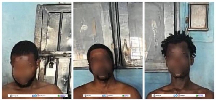 The suspects Three arrested in Savelugu for alleged weapon smuggling