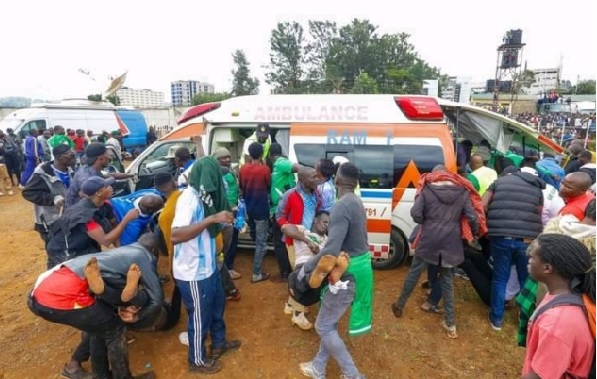 About 70 football fans injured in Kenyan stadium stampede