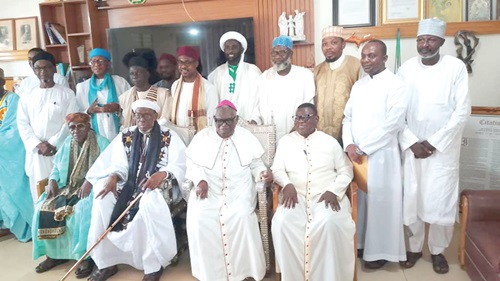 Sheikh Abdulrahman Zakariya (seated 2nd from left), Regional Chief Imam, with Archbishop Emeritus Most Rev. Peter Kwasi Sarpong (seated 2nd from right) and other religious clerics Sheikh Abdulrahman Zakariya (seated 2nd from left), Regional Chief Imam, with Archbishop Emeritus Most Rev. Peter Kwasi Sarpong (seated 2nd from right) and other religious clerics