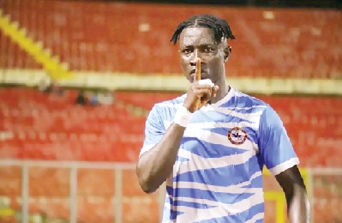 • Stephen Amankona — Berekum Chelsea's arrow head • Stephen Amankona — Berekum Chelsea's arrow head