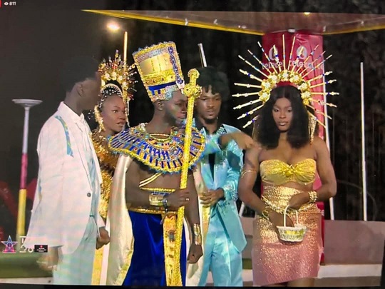 Okyeame Kwame's Pharoah looks at TGMA26 Okyeame Kwame channels African royalty as Pharoah at TGMA26