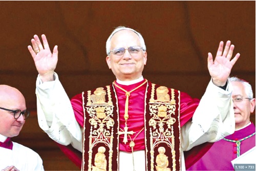 Pope Leo XIV, the first American pontiff, delivering his inaugural homily last Friday Pope Leo XIV, the first American pontiff, delivering his inaugural homily last Friday