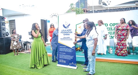 Unveiling of the Lola Hope Foundation Ghana