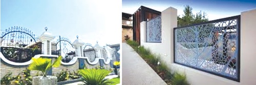 Fence wall designs in vogue Fence wall designs in vogue