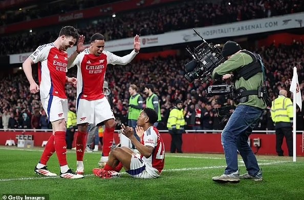 The news emerged after Arsenal youngster Myles Lewis-Skelly copied Erling Haaland's famous meditation pose The news emerged after Arsenal youngster Myles Lewis-Skelly copied Erling Haaland's famous meditation pose