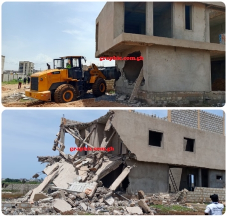 Illegal structures demolished at Sakumo Ramsar site to curb flooding Illegal structures demolished at Sakumo Ramsar site to curb flooding